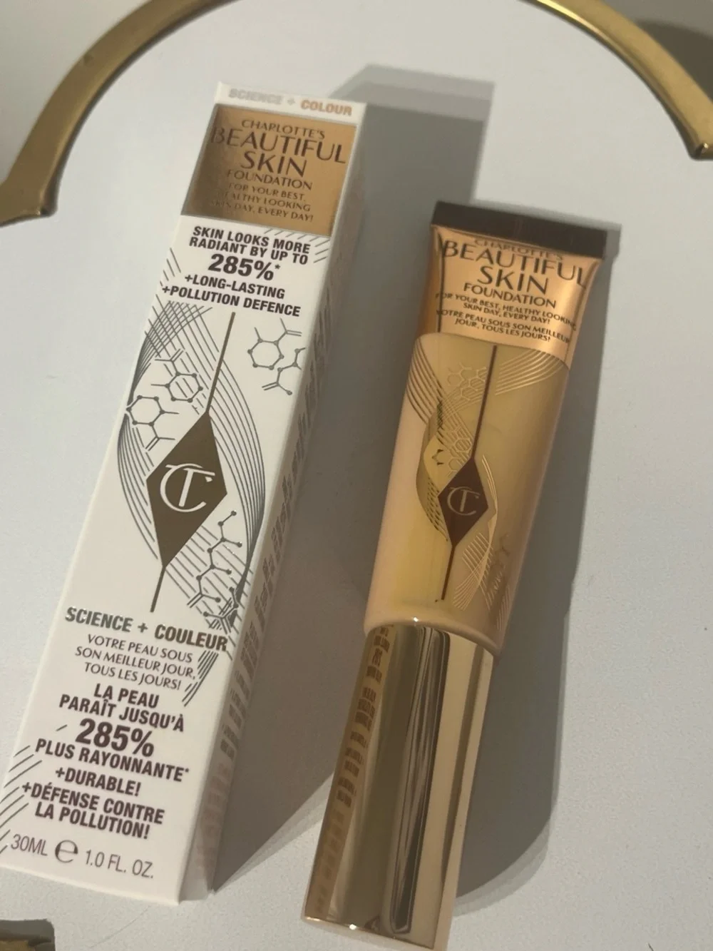 Charlotte Tilbury Beautiful Skin Foundation-Neutral 1 NEW IN BOX
